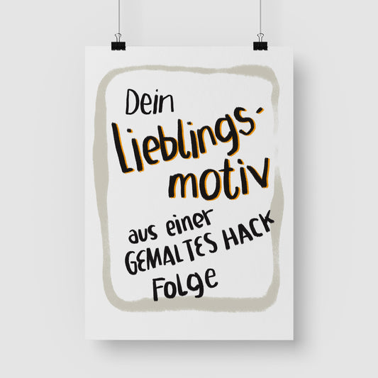 BESTES HACK PRINT WUNSCHMOTIV