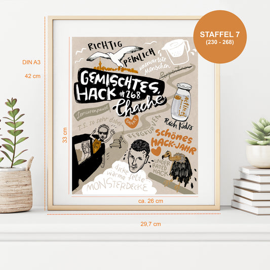 GEMALTES HACK PRINT - STAFFEL 7