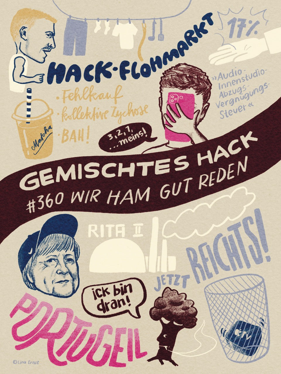 GEMALTES HACK PRINT - STAFFEL 10