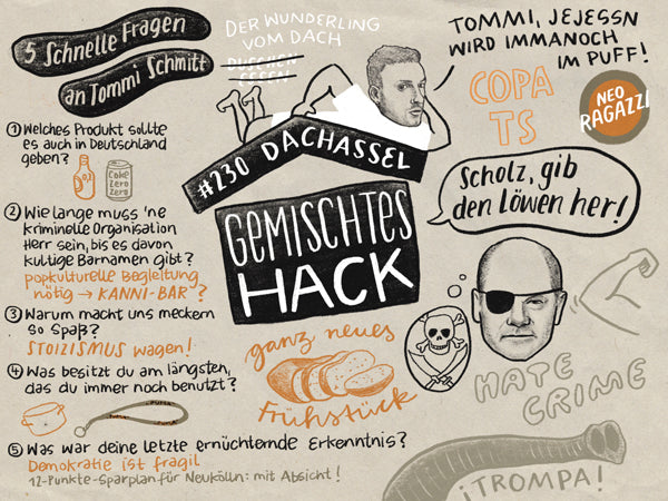 GEMALTES HACK PRINT - STAFFEL 7