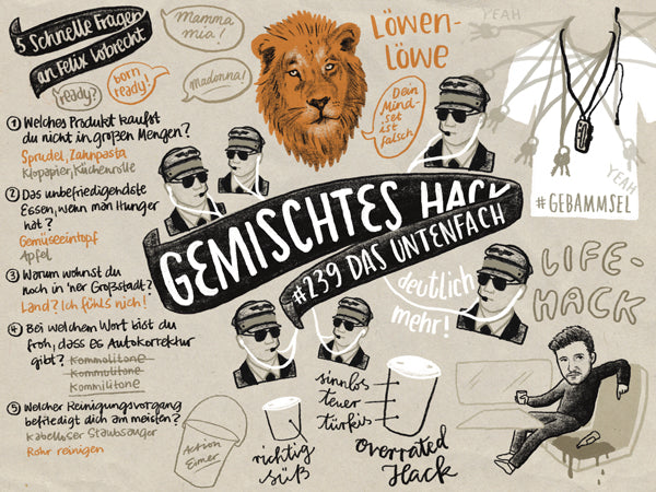 GEMALTES HACK PRINT FOLGEN 151 - 244