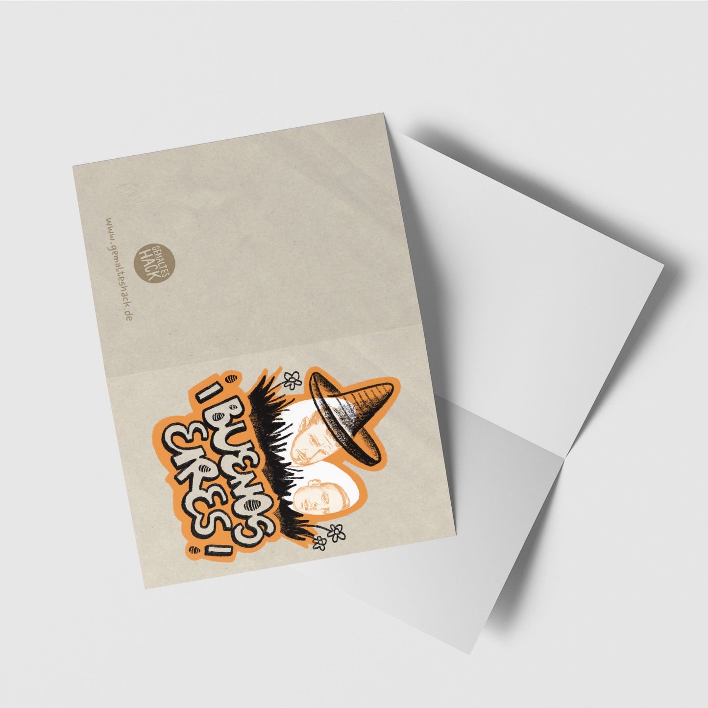 GEMALTES HACK OSTERKARTE