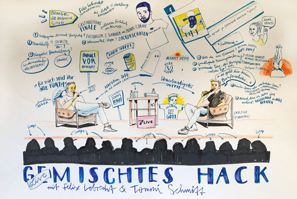 GEMALTES HACK PRINT - STAFFEL 3