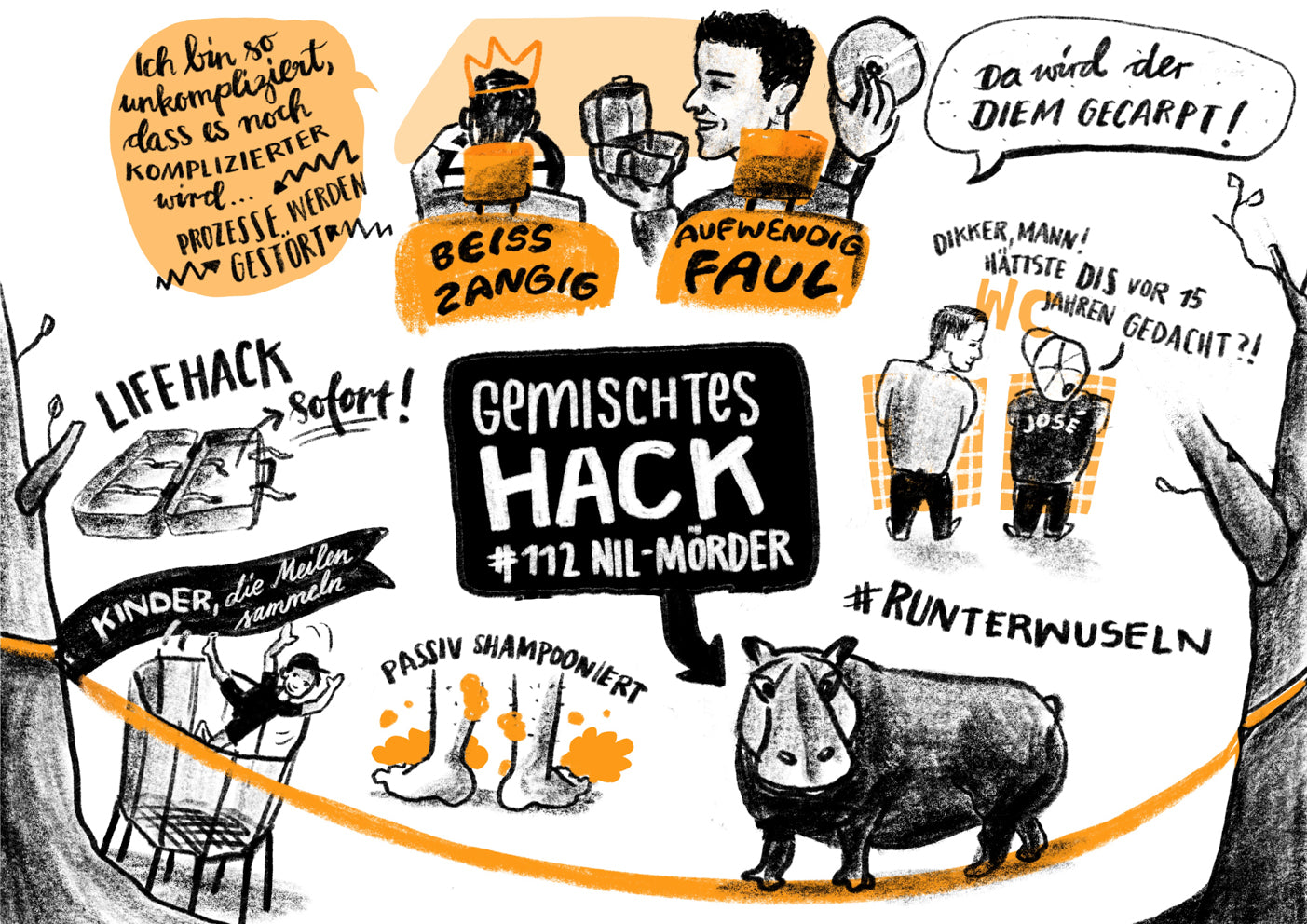 GEMALTES HACK PRINT - STAFFEL 4