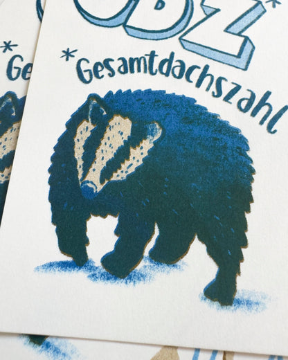 GEMALTE TIERE - KUNSTDRUCK DIN A3