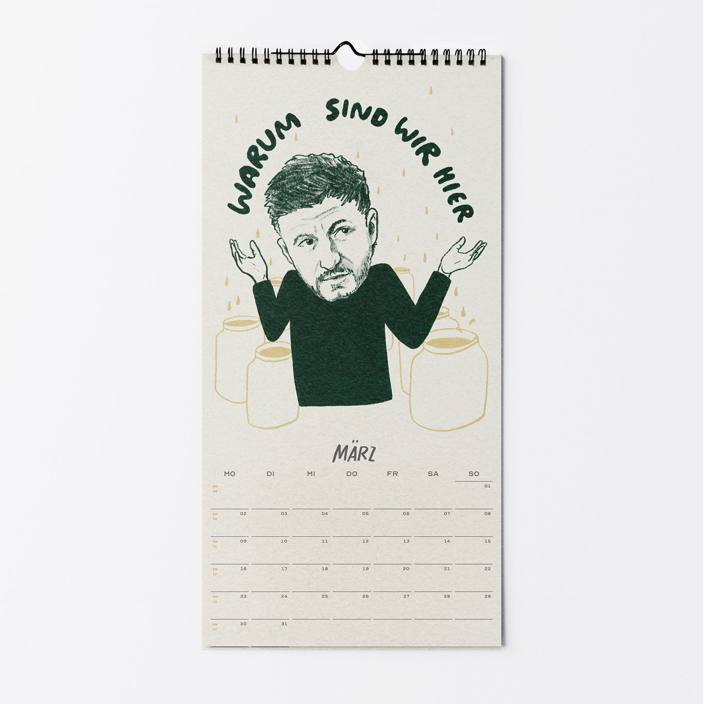 DER GROSSE GEMALTES HACK KALENDER 2026