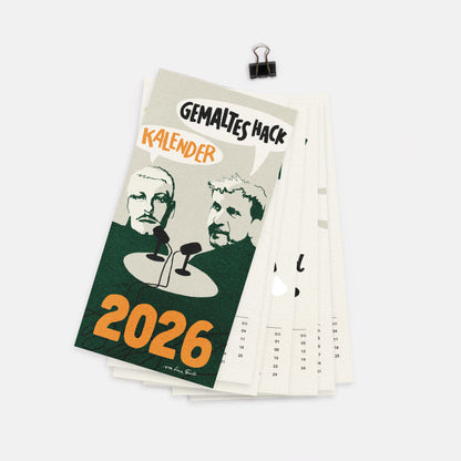 GEMALTES HACK KALENDER 2026