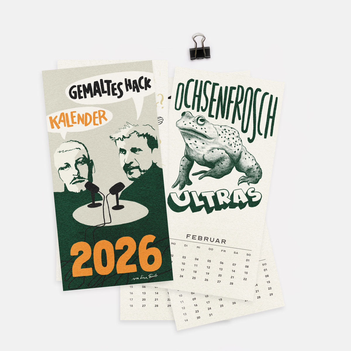 GEMALTES HACK KALENDER 2026