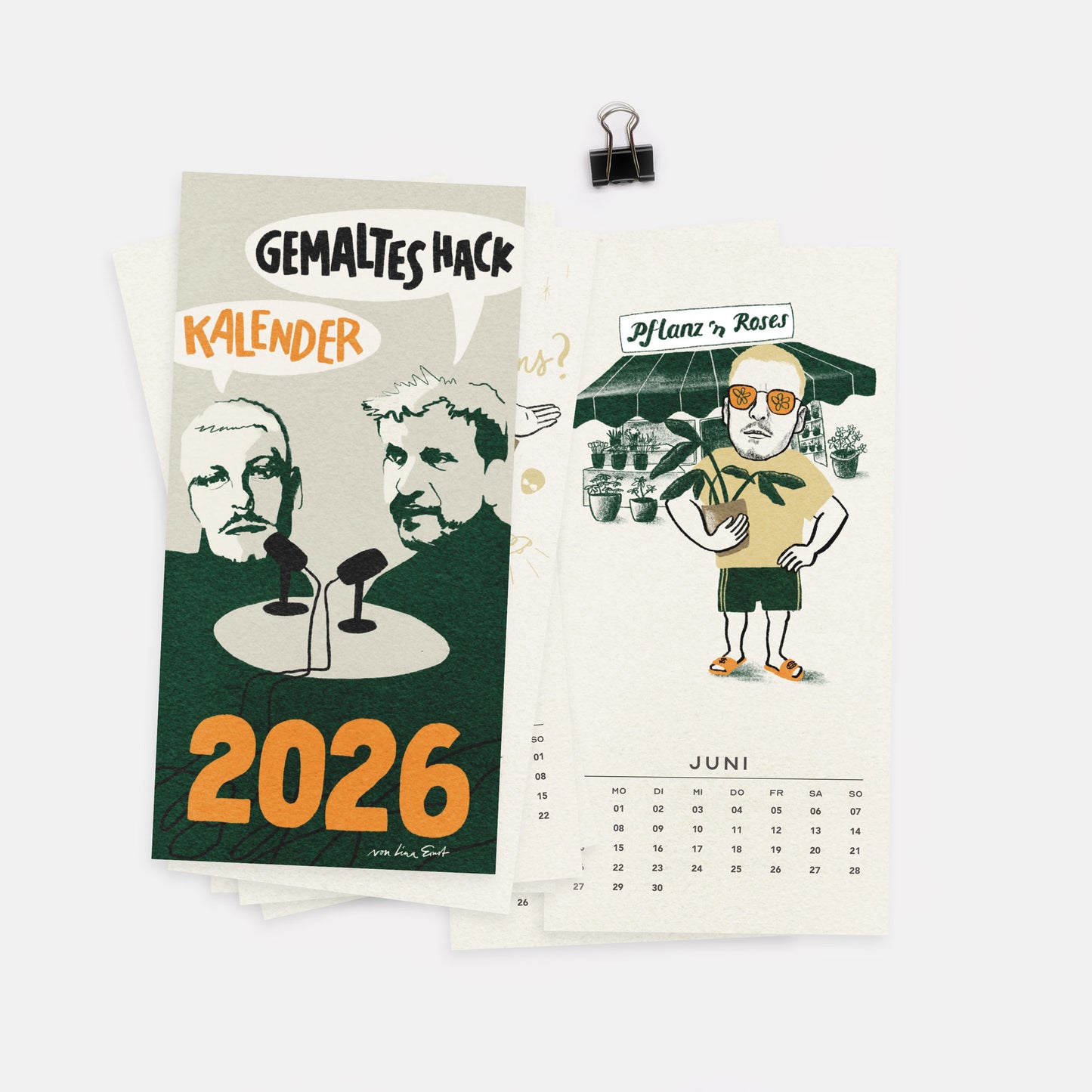 GEMALTES HACK KALENDER 2026