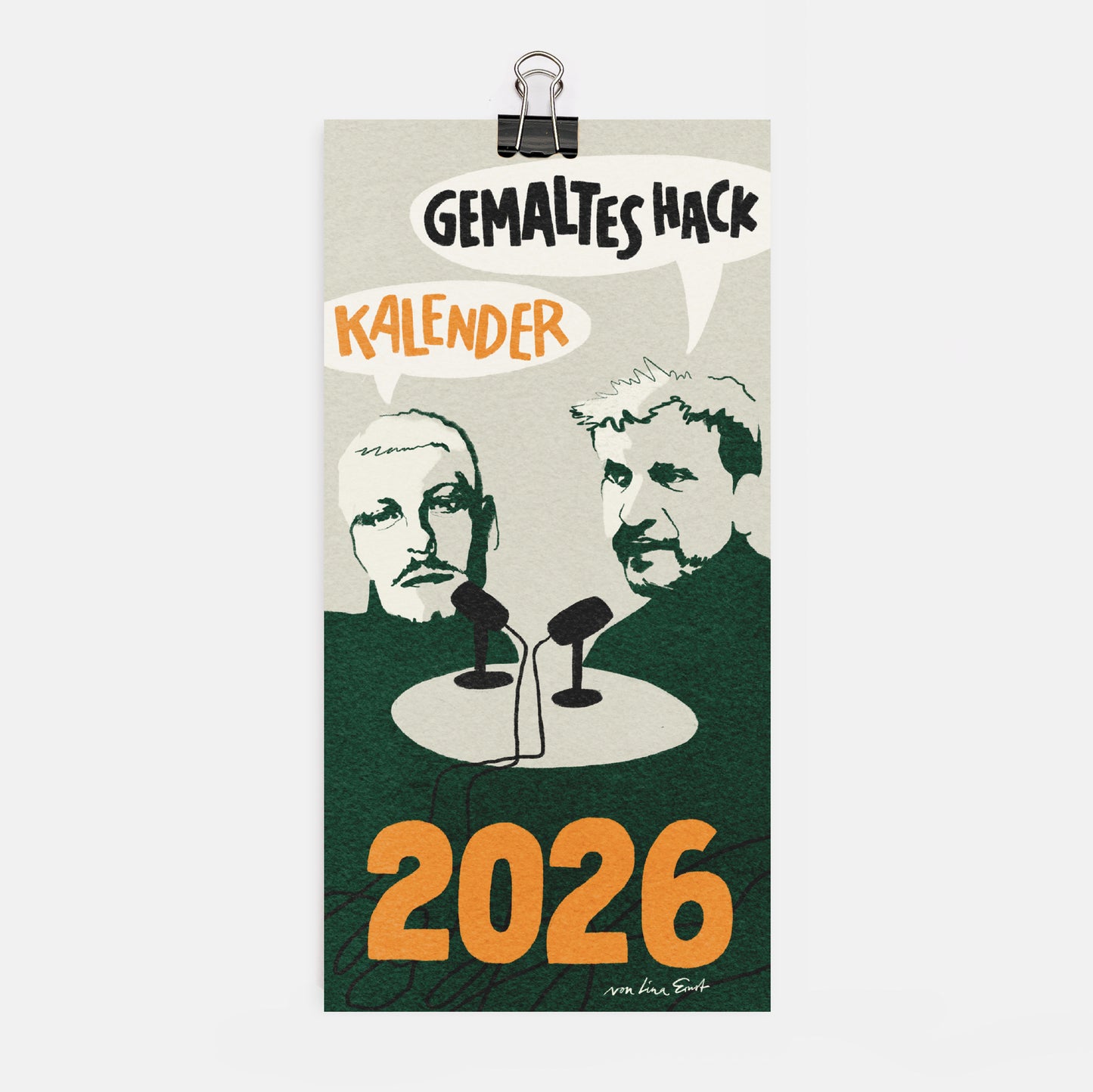 GEMALTES HACK KALENDER 2026