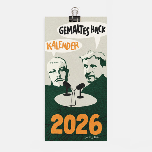 GEMALTES HACK KALENDER 2026