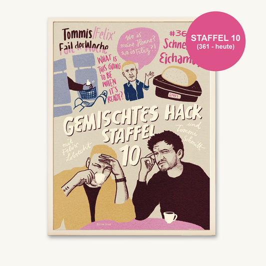 GEMALTES HACK PRINT - STAFFEL 10