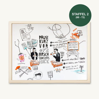 GEMALTES HACK PRINT - STAFFEL 2
