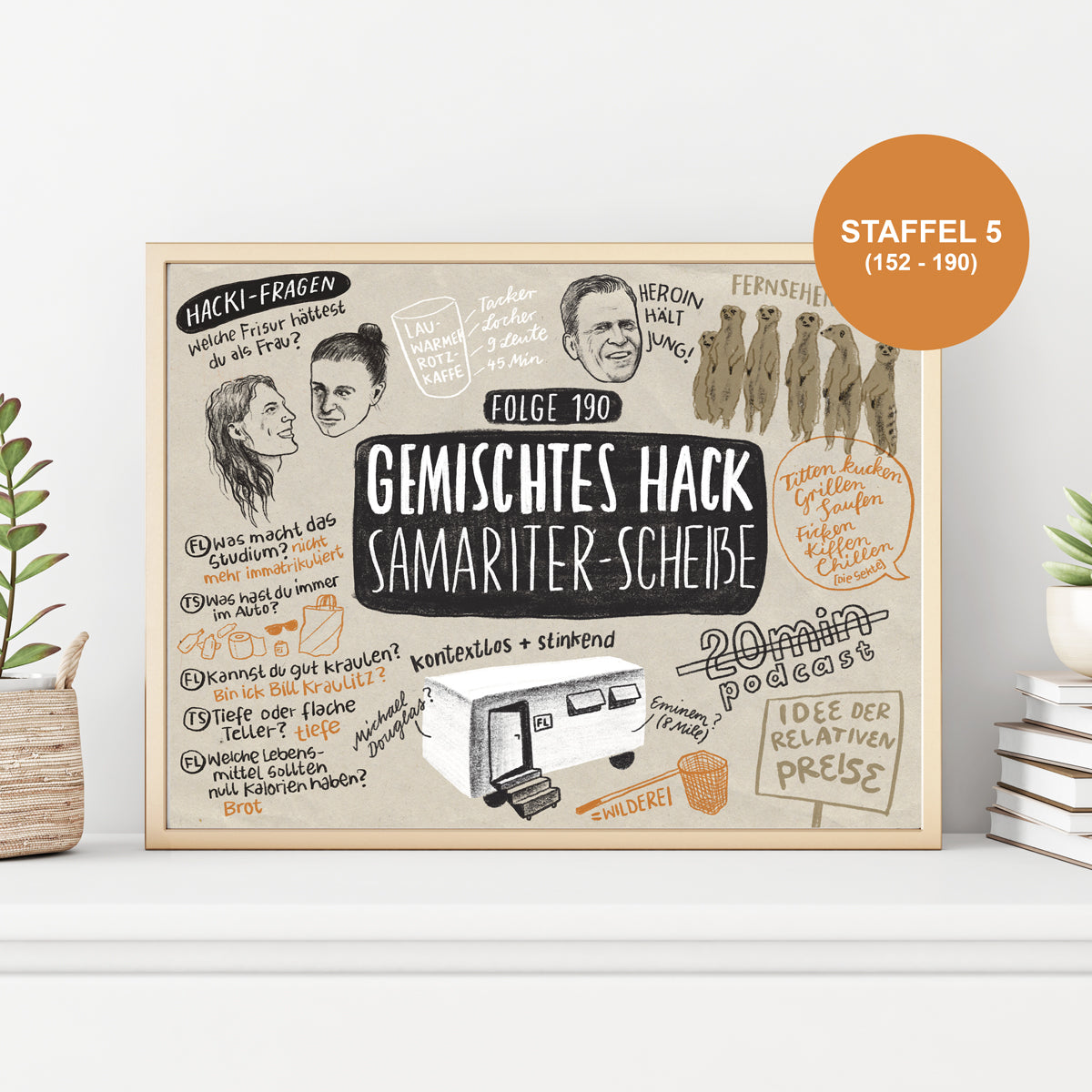 GEMALTES HACK PRINT - STAFFEL 5