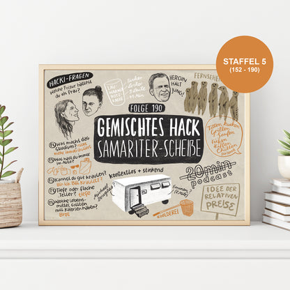 GEMALTES HACK PRINT - STAFFEL 5