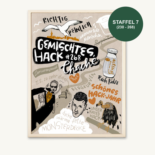 GEMALTES HACK PRINT - STAFFEL 7