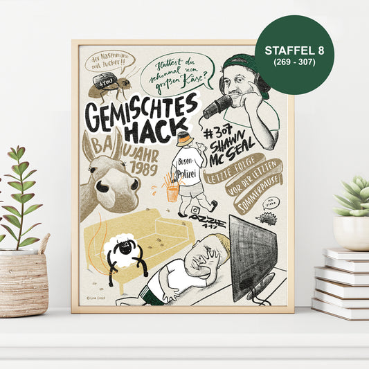 GEMALTES HACK PRINT - STAFFEL 8