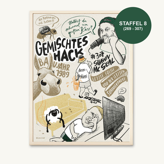 GEMALTES HACK PRINT - STAFFEL 8