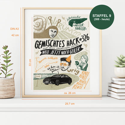 GEMALTES HACK PRINT - STAFFEL 9