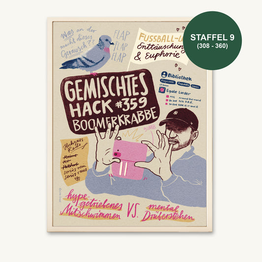 GEMALTES HACK PRINT - STAFFEL 9