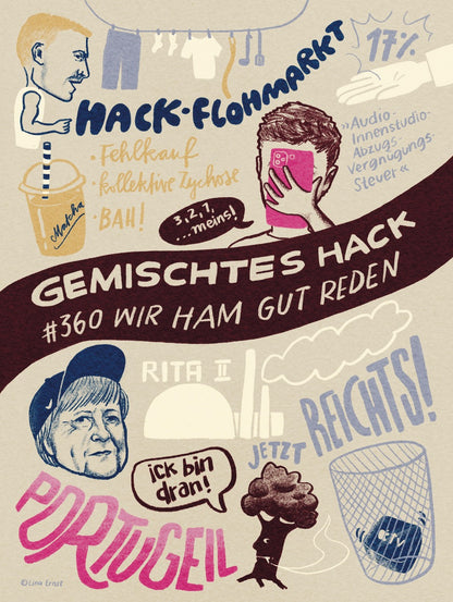 GEMALTES HACK PRINT - STAFFEL 9