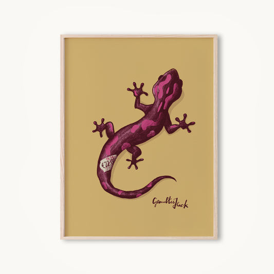 BESTES HACK PRINT SALAMANDER 30x40cm