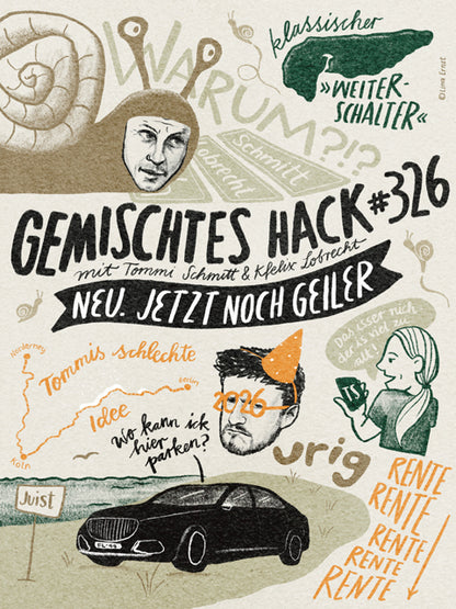 GEMALTES HACK PRINT - STAFFEL 9
