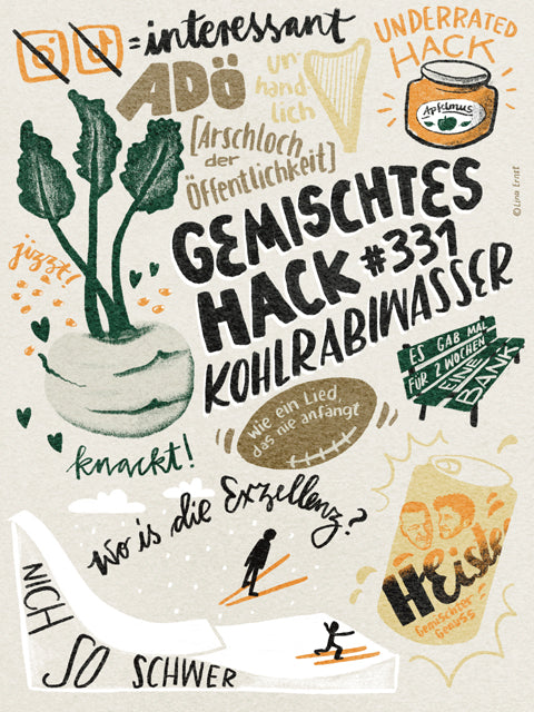 GEMALTES HACK PRINT - STAFFEL 9