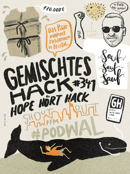 GEMALTES HACK PRINT - STAFFEL 9