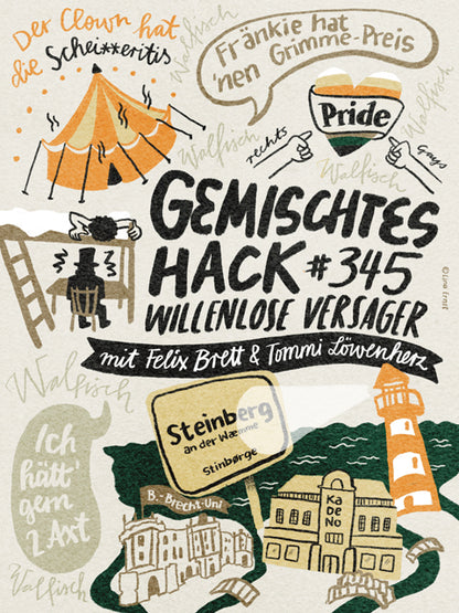 GEMALTES HACK PRINT - STAFFEL 9