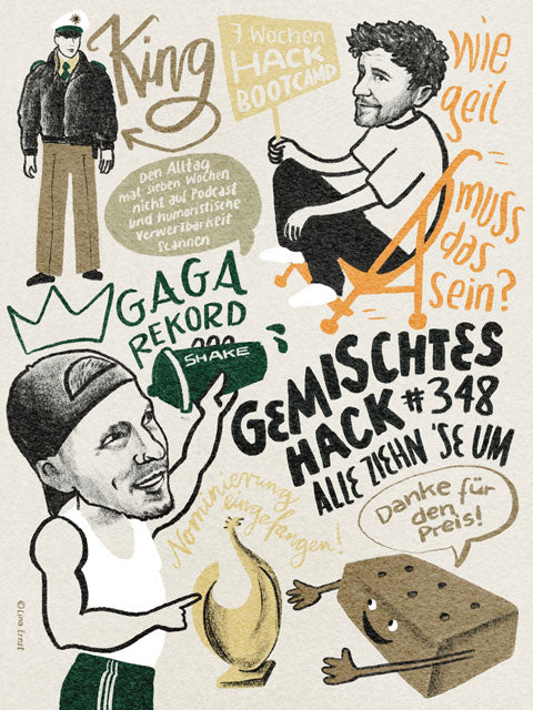 GEMALTES HACK PRINT - STAFFEL 9