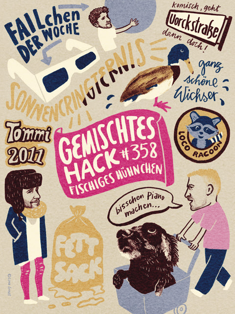GEMALTES HACK PRINT - STAFFEL 9