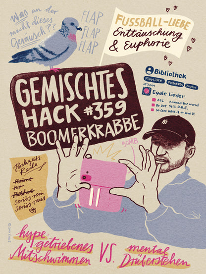 GEMALTES HACK PRINT - STAFFEL 9